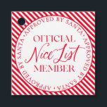 Santa Christmasの承認を受けたニースリスト会員 フェイバータグ<br><div class="desc">ニースリストに入る時間はまだある！背面の文字のみ編集可能。上記の「It」ボタンで色カスタマイズを変更できる。</div>