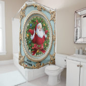 Santa Christmas  シャワーカーテン (インサイチュ)