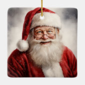 Santa Christmas セラミックオーナメント (裏面)