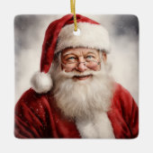 Santa Christmas セラミックオーナメント (正面)