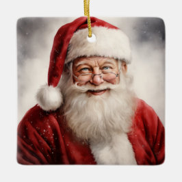 Santa Christmas セラミックオーナメント