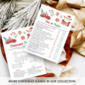 Santa Christmas Fact or Fiction Game シーズンカード