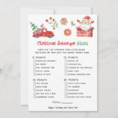 Santa Christmas Scavenger Hunt Game シーズンカード (正面)