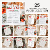 Santa Christmas Scavenger Hunt Game シーズンカード