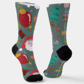 Santa Christmas Socks ソックス (傾斜あり)
