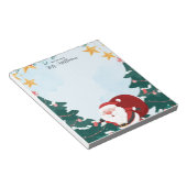 Santa Christmas Teacher Notepad ノートパッド (アングル)