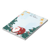 Santa Christmas Teacher Notepad ノートパッド (回転)