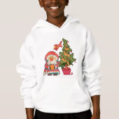Santa,, Christmas tree, cat Pixelart, Pixel Art  (正面)