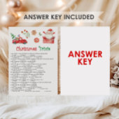 Santa Christmas Trivia Game シーズンカード