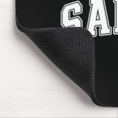 Santa Christmas Varsity Text With Hat Family Xmas  マウスパッド (コーナー)