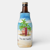 SANTA CLAUSを使用した7月のクリスマス ボトルクーラー (ボトル正面)