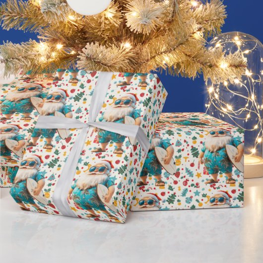 SANTA CLAUSを使用した7月のクリスマス ラッピングペーパー (クリスマス)