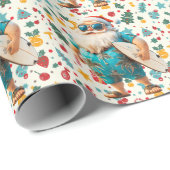 SANTA CLAUSを使用した7月のクリスマス ラッピングペーパー (ロールコーナー)