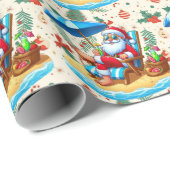 SANTA CLAUSを使用した7月のクリスマス ラッピングペーパー (ロールコーナー)