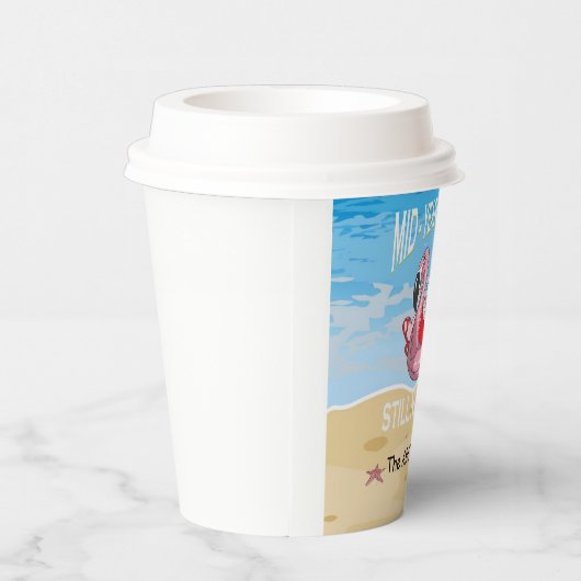 SANTA CLAUSを使用した7月のクリスマス 紙コップ (右)