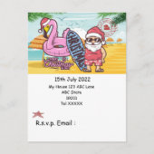 SANTA CLAUSポストカード付き7月のクリスマス ポストカード (正面)