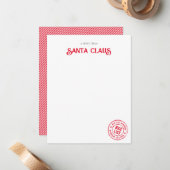 Santa Claus公式NICEリストからのノート承認 ノートカード (正面/裏面インサイチュ)