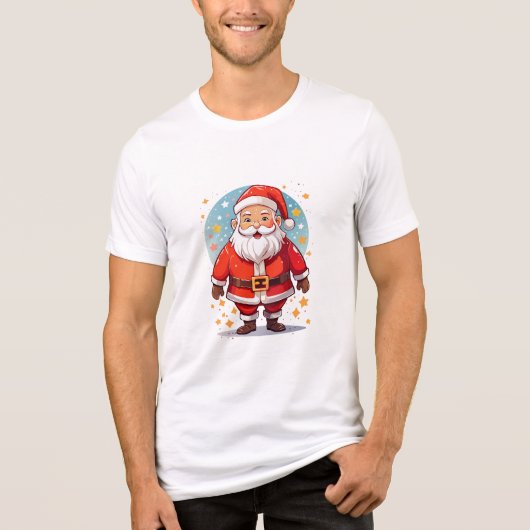 Santa Claus トライブレンドTシャツ (正面)