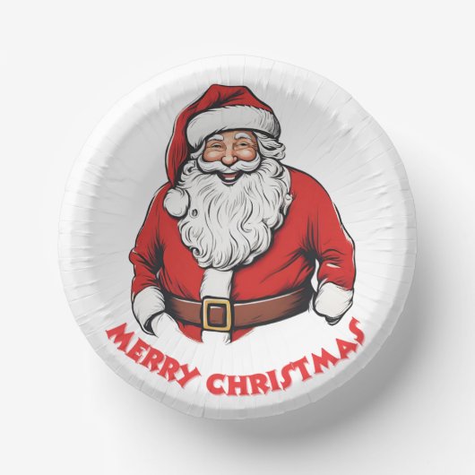 Santa Claus ペーパーボウル (正面)