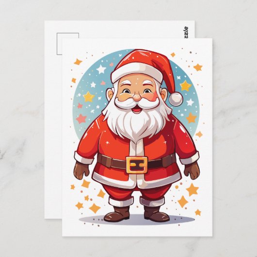 Santa Claus ポストカード (正面/裏面)