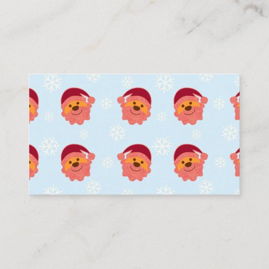 Santa Claus 名刺 (裏面)