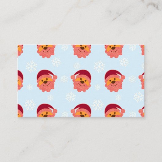 Santa Claus 名刺 (正面)