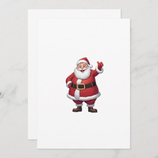 santa claus 招待状 (正面/裏面)