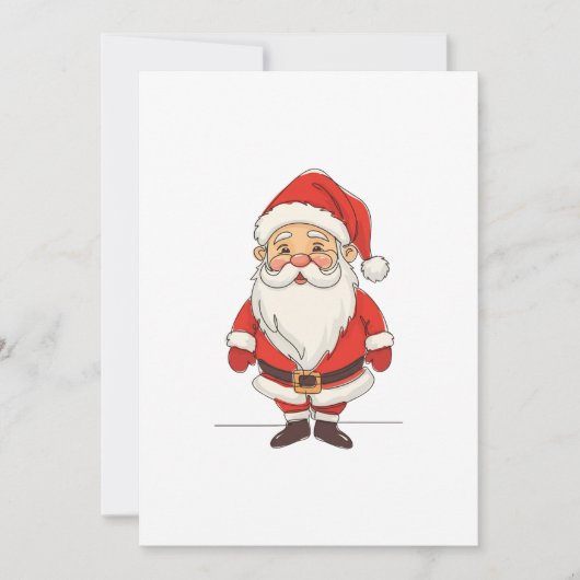 santa claus 招待状 (正面)