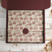 Santa Claus Airmail Holiday 薄葉紙