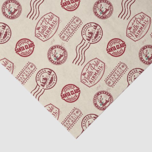 Santa Claus Airmail Holiday 薄葉紙 (詳細)