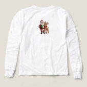 Santa Claus and Rudolph Cartoon (デザイン背面)