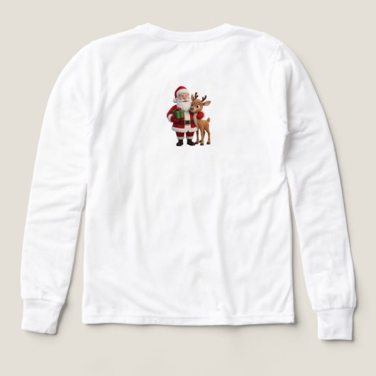 Santa Claus and Rudolph Cartoon (デザイン背面)