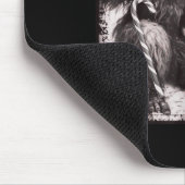 Santa Claus And Sasquatch Bigfoot Funny Joyful Sno マウスパッド (コーナー)