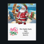 SANTA CLAUS atハワイビーチfor Christmas シーズンポストカード<br><div class="desc">トロピ祝ッカルなツイストの季節！このフェスティバル招待カードは、美しいハワイアンビーチで晴れた日を楽しむサンタクロースを備えている。休日のパーティー、ビーチの集まり、家族の集まりに最適な、このカードはおもしろいとクリスマスのお祝いのシーンを設定ユニークする。ルアウ（ハワイ式宴会）カスタマイズスタイルの饗宴、居心地の良いビーチの焚き火、楽しい休日の集まりなど、フェスティバル精神に参加する招待状の友人や家族への詳細。このクリスマスをアロハのtouchで思い出せ！</div>