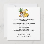 SANTA CLAUS atハワイビーチfor Christmas 招待状 (裏面)