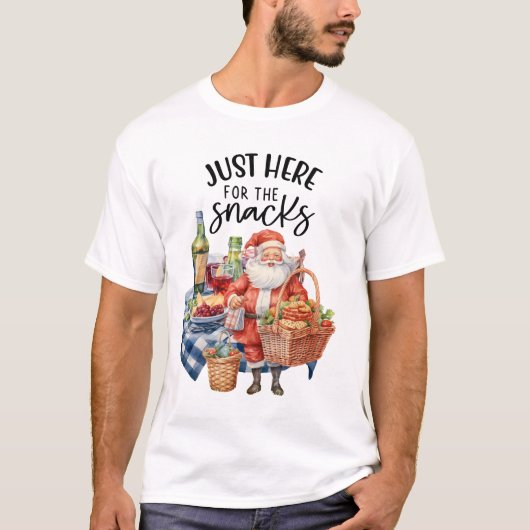 SANTA CLAUS Beachyと7月のクリスマス Tシャツ (正面)