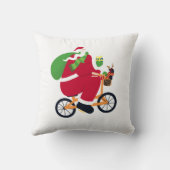 Santa Claus bike  クッション (裏面)