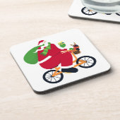 Santa Claus bike コースター (左側)