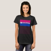 Santa Claus Bisexual Pride Flag Matching Christmas Tシャツ (正面フル)