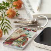 Santa Claus bringing gifts and presents キーホルダー (正面右)