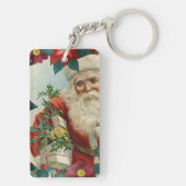 Santa Claus bringing gifts and presents キーホルダー (裏面)