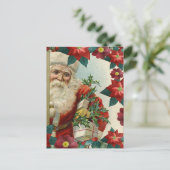 Santa Claus bringing gifts and presents ポストカード (スタンド正面)