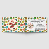  Santa Claus Business Card Holiday Magic ゲストブック (全面)