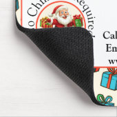  Santa Claus Business Card Holiday Magic マウスパッド (コーナー)