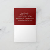 Santa Claus Business Card Mailer シーズンカード (内部)