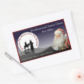 Santa Claus Business Card Stickers 長方形シール (封筒)