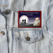 Santa Claus Business Pin Button 缶バッジ (インサイチュ)
