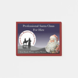 Santa Claus Business Sticky Notes ポストイット