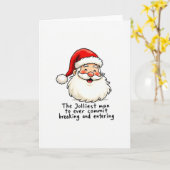 Santa Claus Card Breaking and Entering カード (黄色い花)