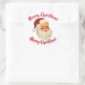 Santa Claus Christmas  ラウンドシール (バッグ)